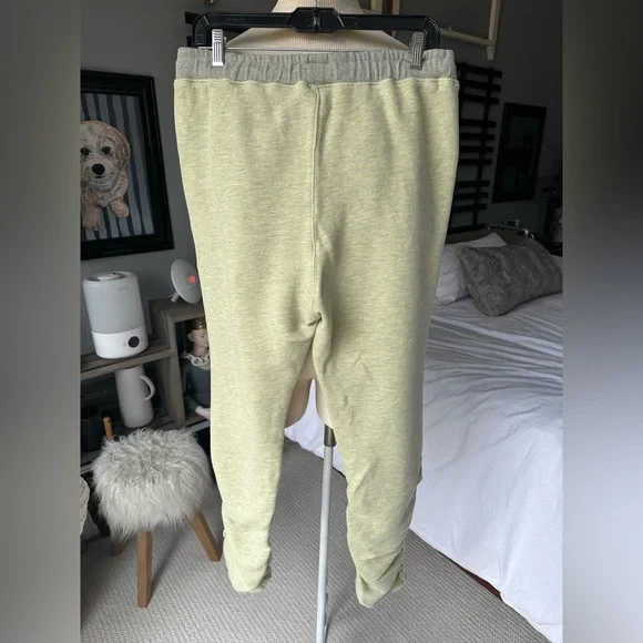 Free People gray and yellow joggers, size large - Picture 4 of 15